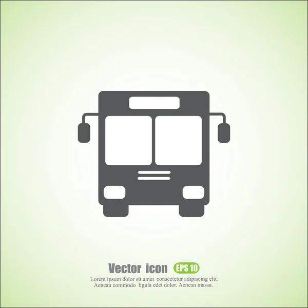 Icône bus ville — Image vectorielle