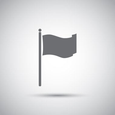 dalgalanan bayrak simgesi