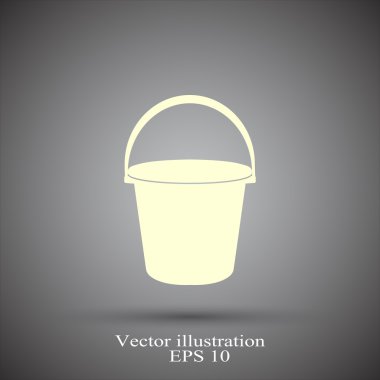 plastik kova simgesi