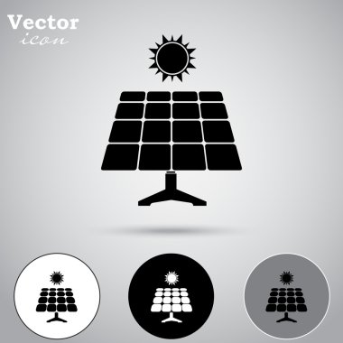 güneş paneli Icons set