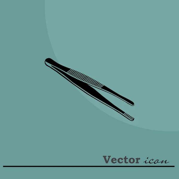 Par de pinzas icono — Vector de stock