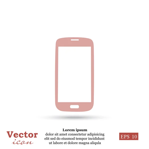 Smartphone, icono del dispositivo — Vector de stock