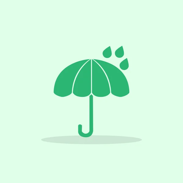 Дощ, Парасолька значок — стоковий вектор