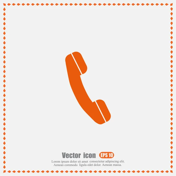 Phone call icon — Stock Vector