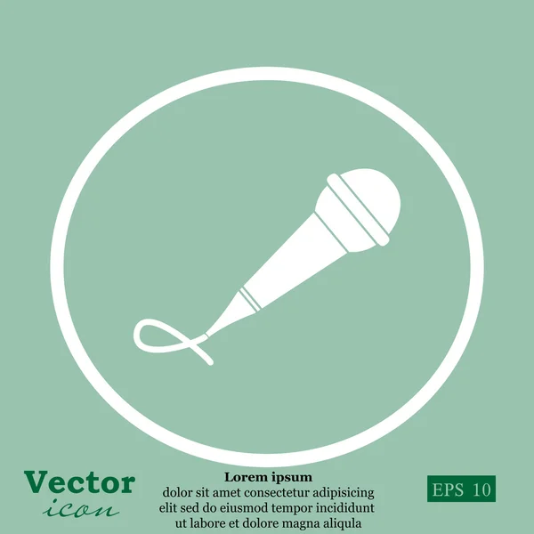 Icono del micrófono de voz — Vector de stock