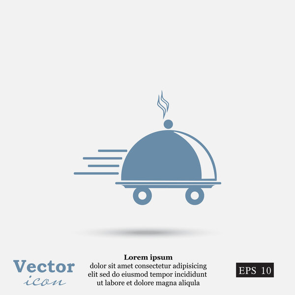 Значок доставки продуктов питания
