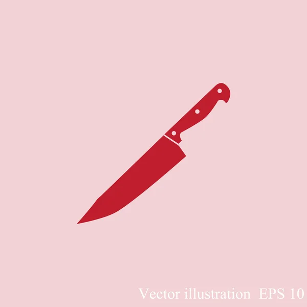 Icono cuchillo de cocina — Vector de stock