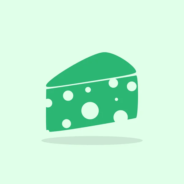 Icono de rebanada de queso — Archivo Imágenes Vectoriales