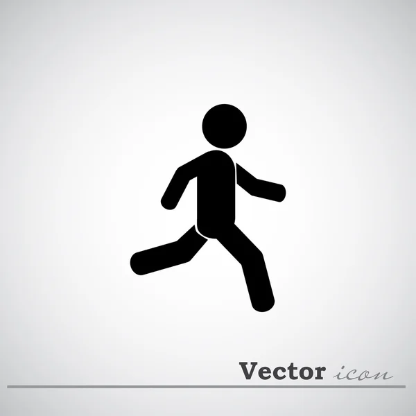 Icono de persona corriendo — Archivo Imágenes Vectoriales