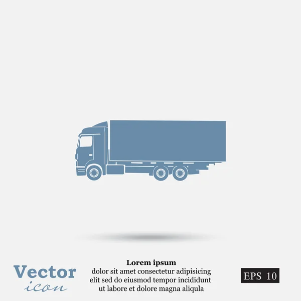 Icône camion de livraison — Image vectorielle