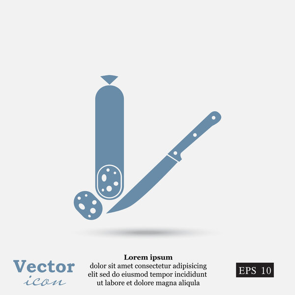 икона салями и ножа
