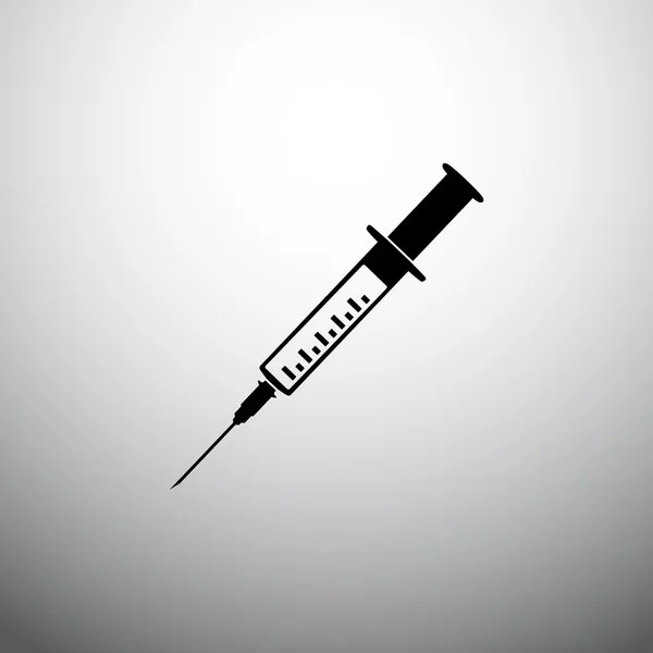 Medical syringe icon — Stock Vector