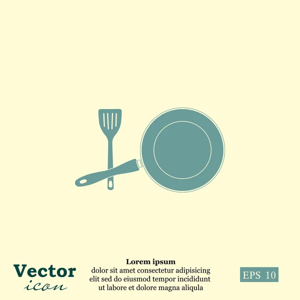 Icono utensilios de cocina — Archivo Imágenes Vectoriales