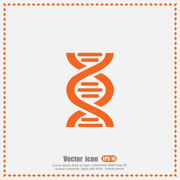 DNA genetik ikonen — Stock vektor