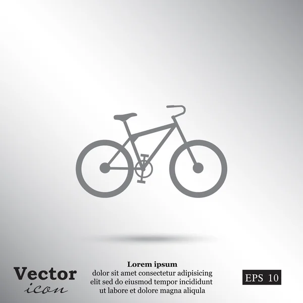 Ícone de bicicleta esporte —  Vetores de Stock