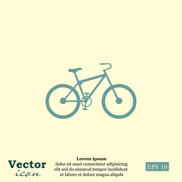 Ícone de bicicleta esporte —  Vetores de Stock