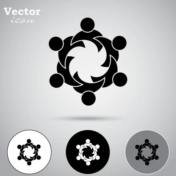 Business teamwork icon Royalty Free Stock Vectors