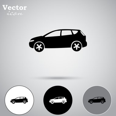 Modern araba Icons set