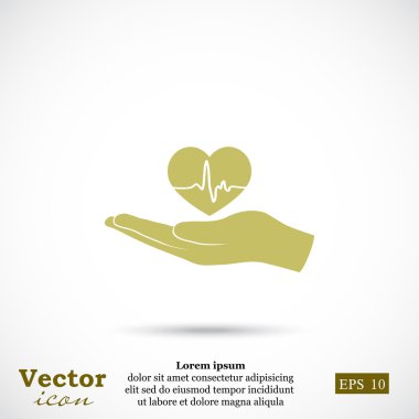 el ele tutuşan kalp simgesi