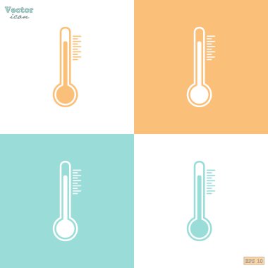 thermometer, temperature icons