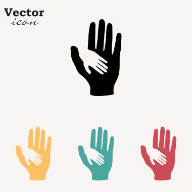 yardım simgeleri eller