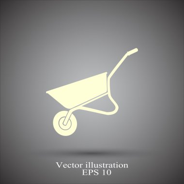 Bahçe el arabası simgesi