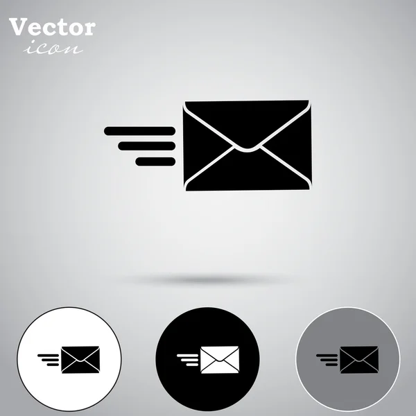 Kuvert, post ikoner — Stock vektor