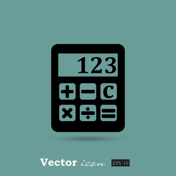 Business calculator icon — Stock Vector
