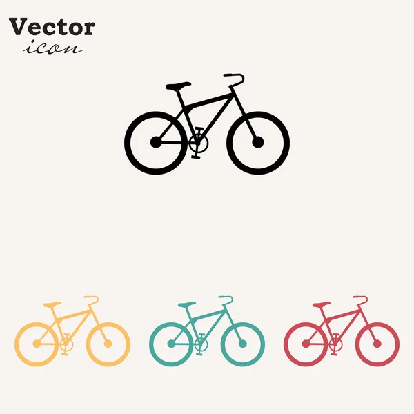 Iconos de bicicleta deportiva — Vector de stock