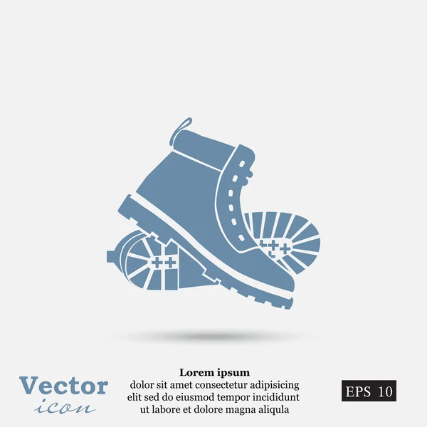 Ícone de botas de trabalho —  Vetores de Stock