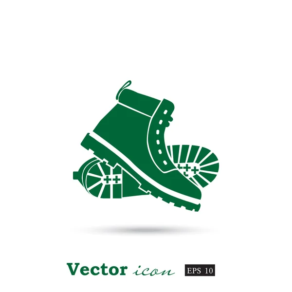 Ícone de botas de trabalho — Vetor de Stock