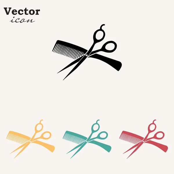 Kuaför Salonu, saç salonu simgeler