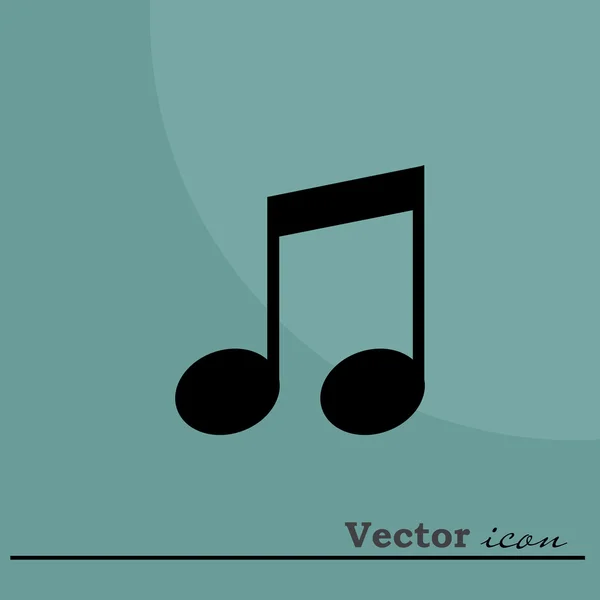 Muziek notities pictogram — Stockvector