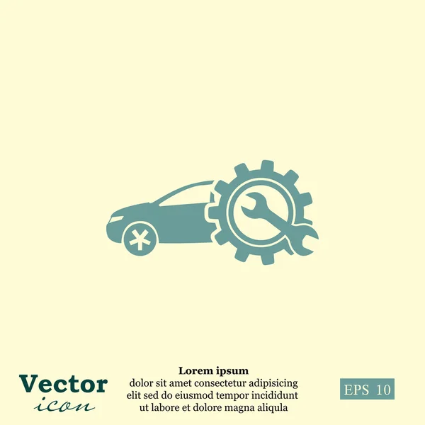 Icône de service de voiture — Image vectorielle