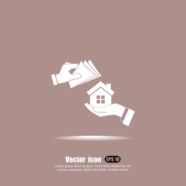 house on sale icon