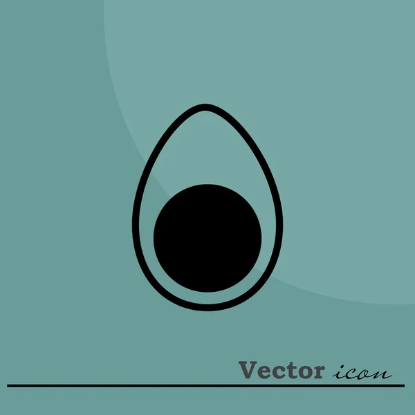 Bio tojás ikon — Stock Vector