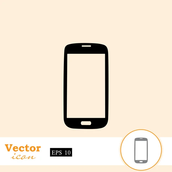 Smartphone, enhetsikonen — Stock vektor