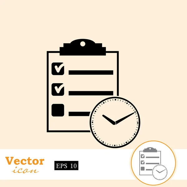 Ikona obchodního plánování — Stockový vektor