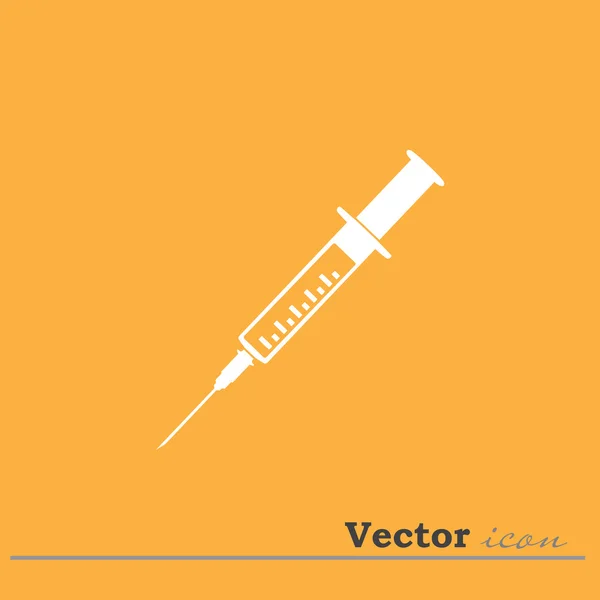 Medical syringe icon — Stock Vector