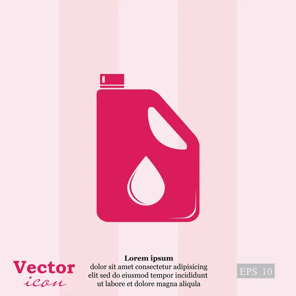 Icono de bote de aceite — Vector de stock