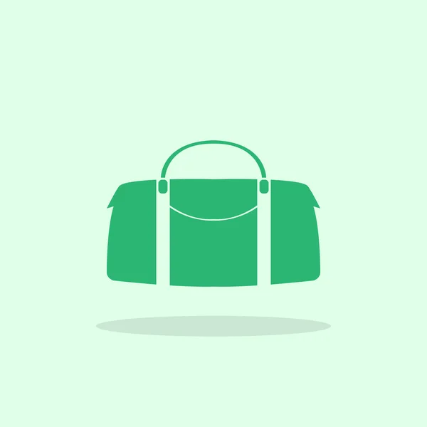 Leather bag icon — Stock Vector