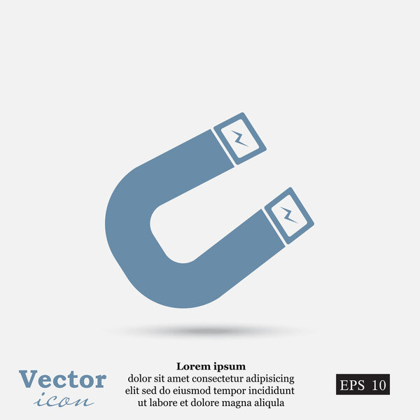 значок мощного магнита
