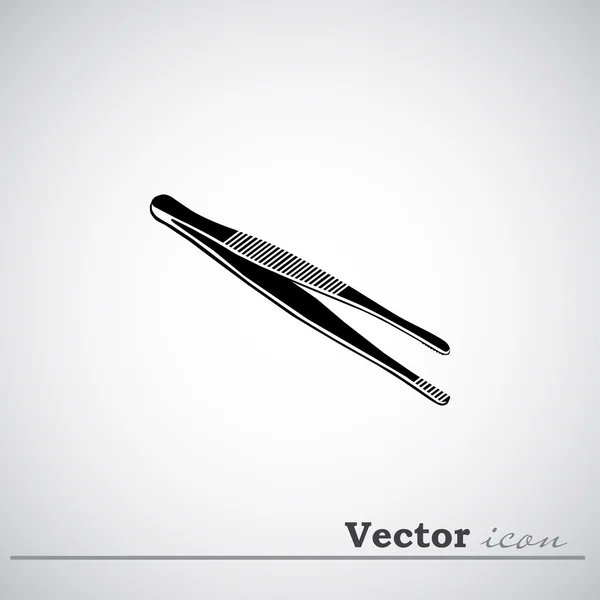 Pasangan ikon pincers - Stok Vektor