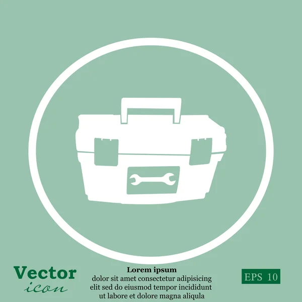 Caja de herramientas de reparación icono — Archivo Imágenes Vectoriales