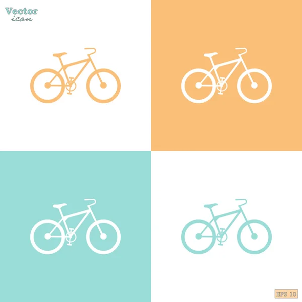 Icônes vélo sport — Image vectorielle