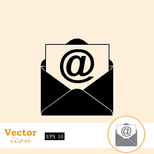 E-postkuvert ikon — Stock vektor