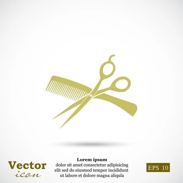 Kuaför Salonu, saç salonu simgesi