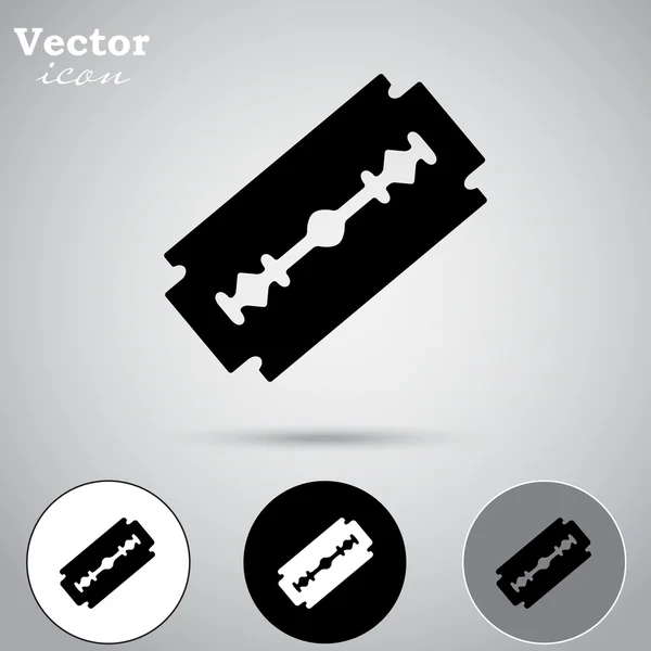 Rasierklingen-Ikonen — Stockvektor