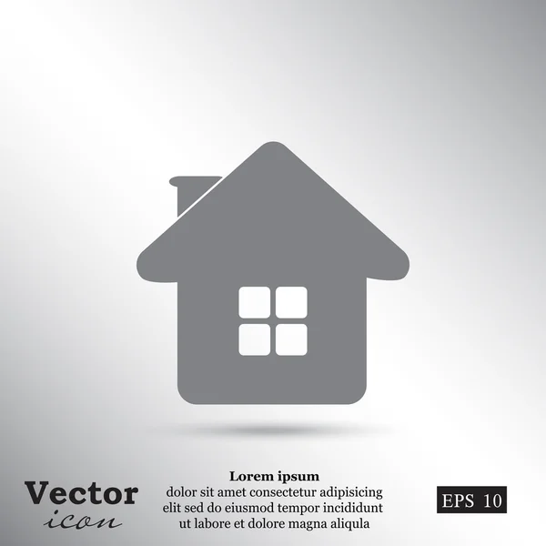 Casa, ícone de casa — Vetor de Stock