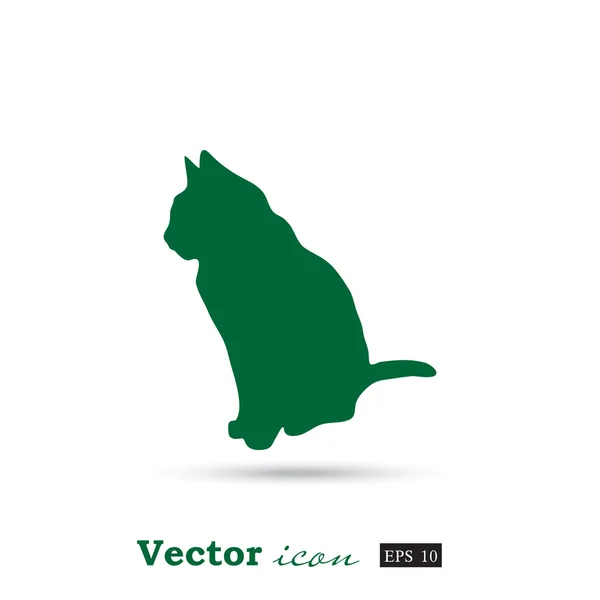 Katzen-Ikone — Stockvektor